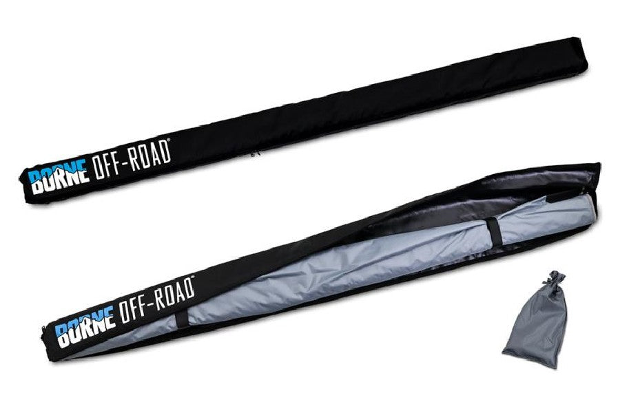 Borne Off Road Rooftop Awning 79x98 Inches - Universal Grey Shade Canopy for SUV, Truck & Van - Perfect for Camping, Overlanding & Outdoor Adventures