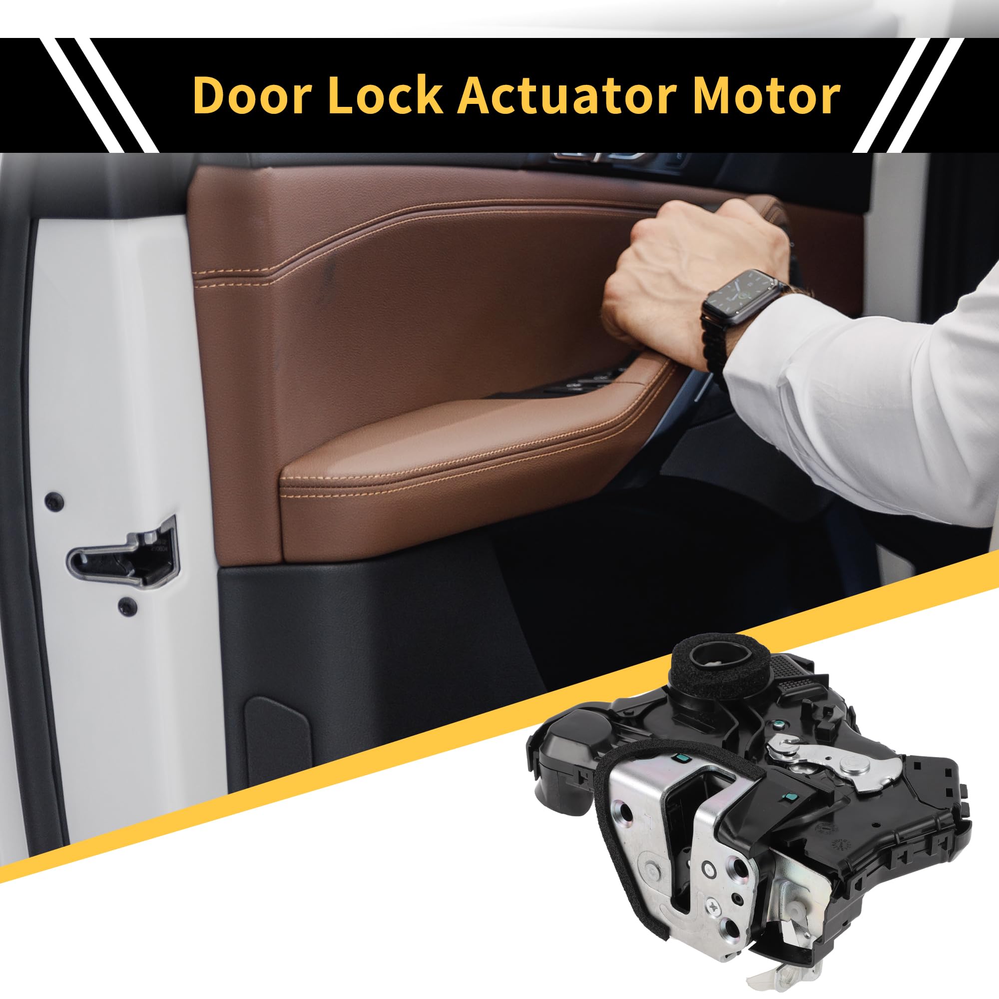 Toyota 4Runner Power Door Lock Actuator Motor (2010-2023) - Front Left Driver Side Door Latch Actuator Assembly - Easy DIY Replacement for Smooth Locking/Unlocking | Perfect for Off-Roading & Daily Commute