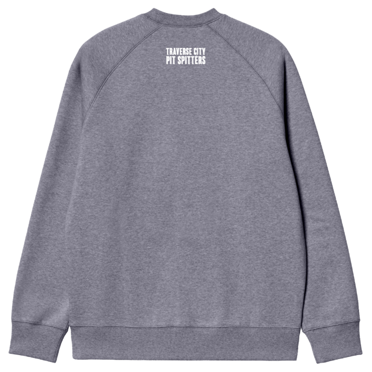 Michigan Logo Dots Vintage Fleece Crewneck Sweatshirt - Cozy Winter Pullover for Men & Women - Perfect for Football Games, Tailgating and Casual Outfits