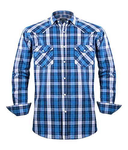 Blue White Check 017