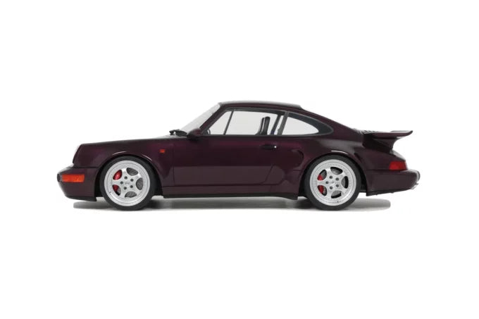 PREORDER GT Spirit 1:12 Scale Porsche 911 (964) Turbo S Diecast Model Car - Purple Collectible for Display & Gifting - Perfect for Car Enthusiasts & Home Office Decor