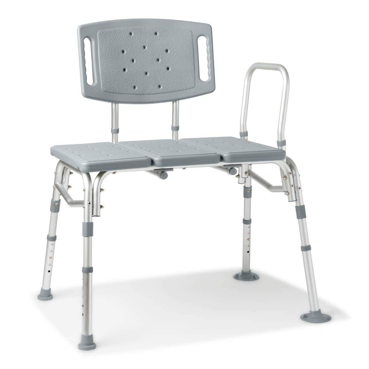 Heavy Duty Bariatric Transfer Bench with 500LB Weight Capacity - Safe Shower & Bath Seat for Elderly and Disabled Care