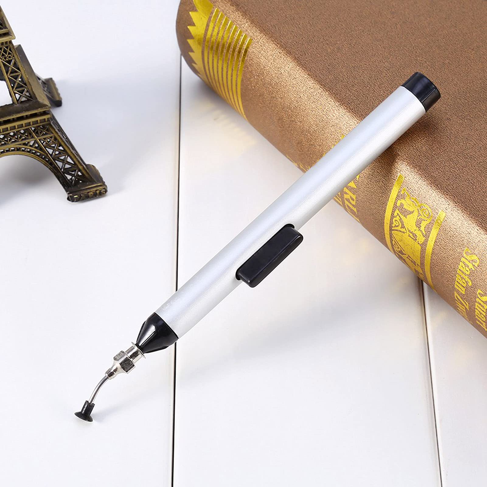 Professional Vacuum Pick Solder Sucker Tool Kit - Precision IC SMD Component Placement with Suction Cups | Ideal for Electronics Repair, PCB Work & DIY Projects