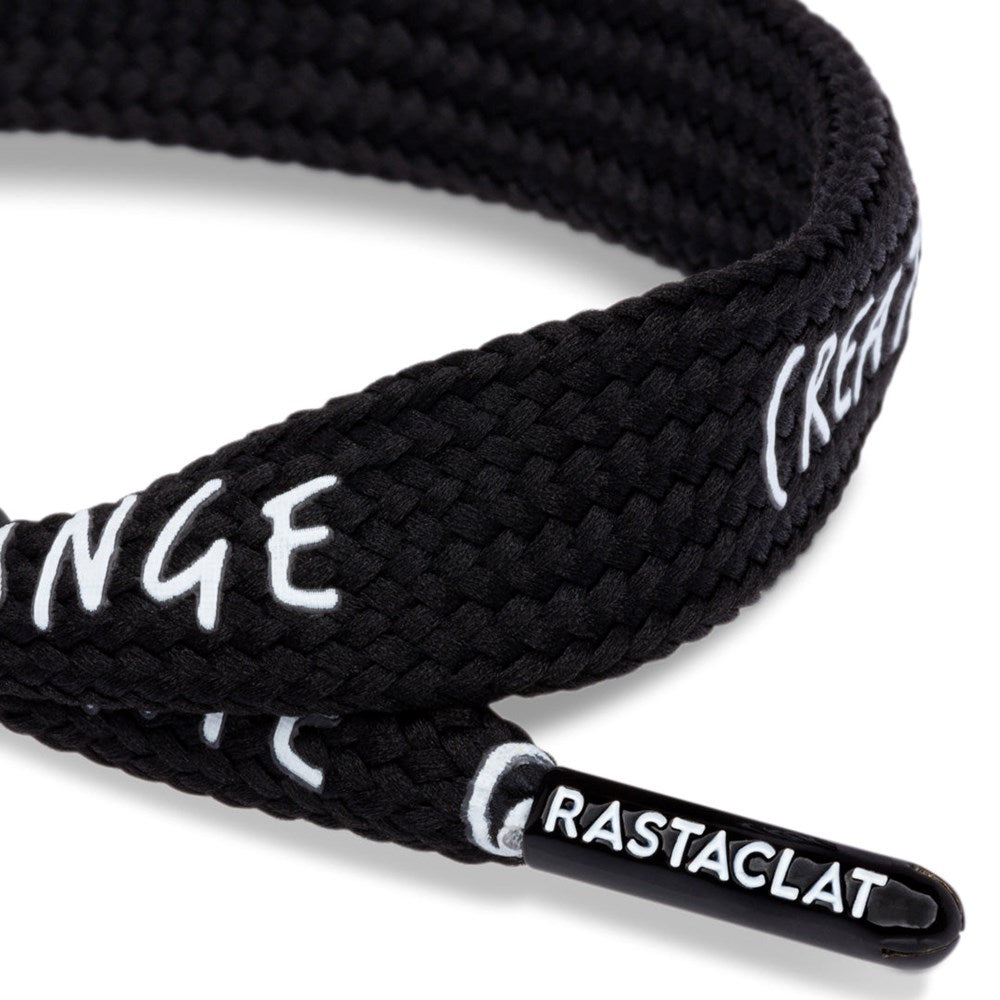Rastaclat Create Black Wristband Bracelet for Men & Women - Adjustable M/L Size - Perfect for Gym, Running, and Everyday Wear