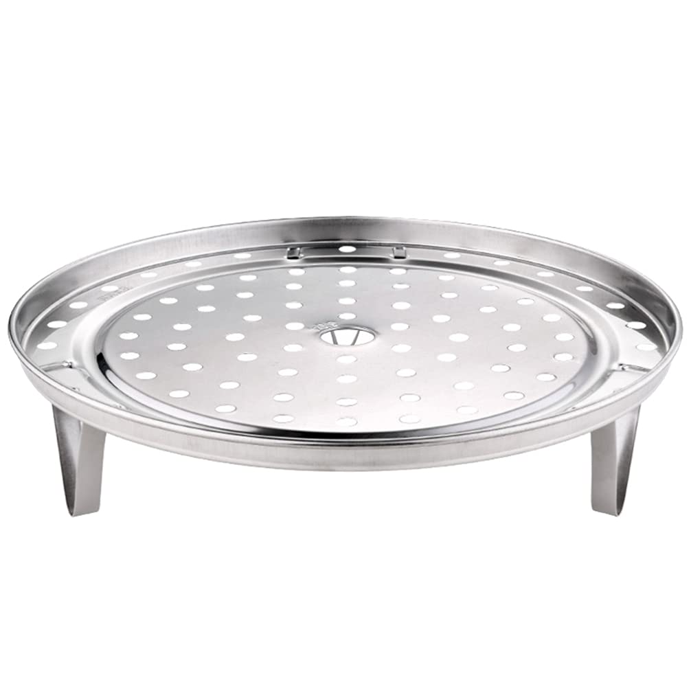 Stainless Steel Steamer Rack for Cooking - DOITOOL Round Dumpling & Vegetable Steamer Basket, Meat Steamer Stand with Shelving Brackets - Perfect for Steaming Dumplings, Vegetables & Seafood in Pots & Cookers