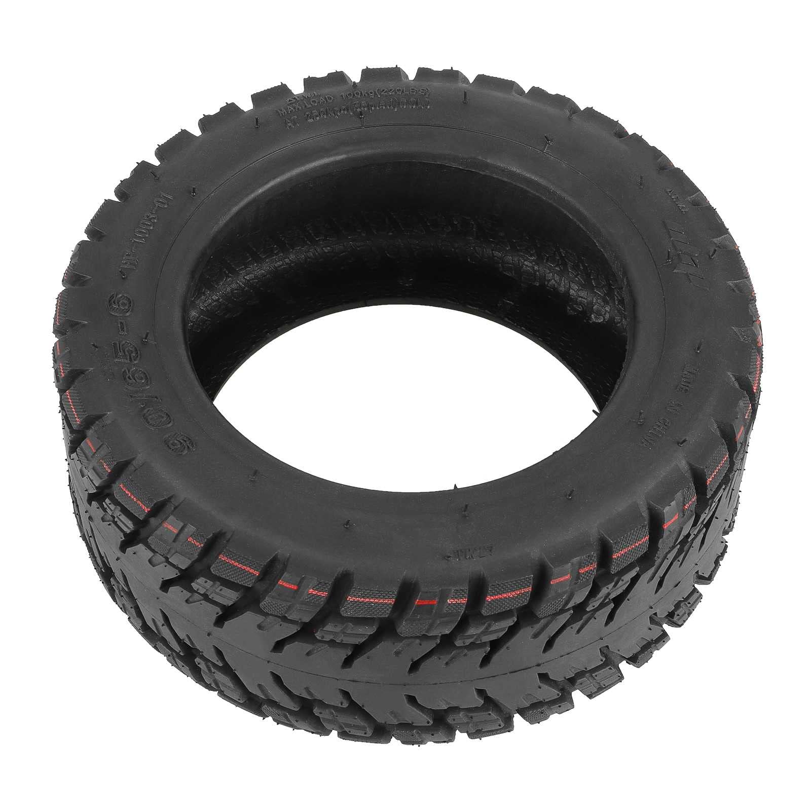90/65-6 Tubeless Tire for 10 Inch Electric Scooter - Durable Off-Road Rubber Replacement Tire | Perfect for Commuting, Urban Riding & Outdoor Adventures