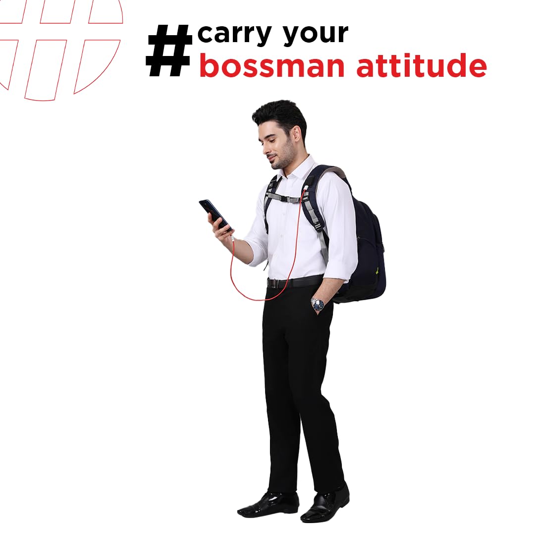 Harissons 45L Business Laptop Backpack for Men & Women - Waterproof Travel Backpack with USB Charging Port & Rain Cover - Perfect for Office, Commuting & Weekend Trips - Sirius Black Weekender Bag