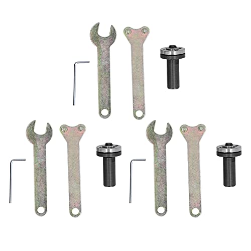 3 Sets M10 Motor Shaft Coupler Sleeve for Angle Grinder - Durable Arbor Mandrel Adapter & Connecting Rod Set - Perfect for Power Tool Maintenance and DIY Projects
