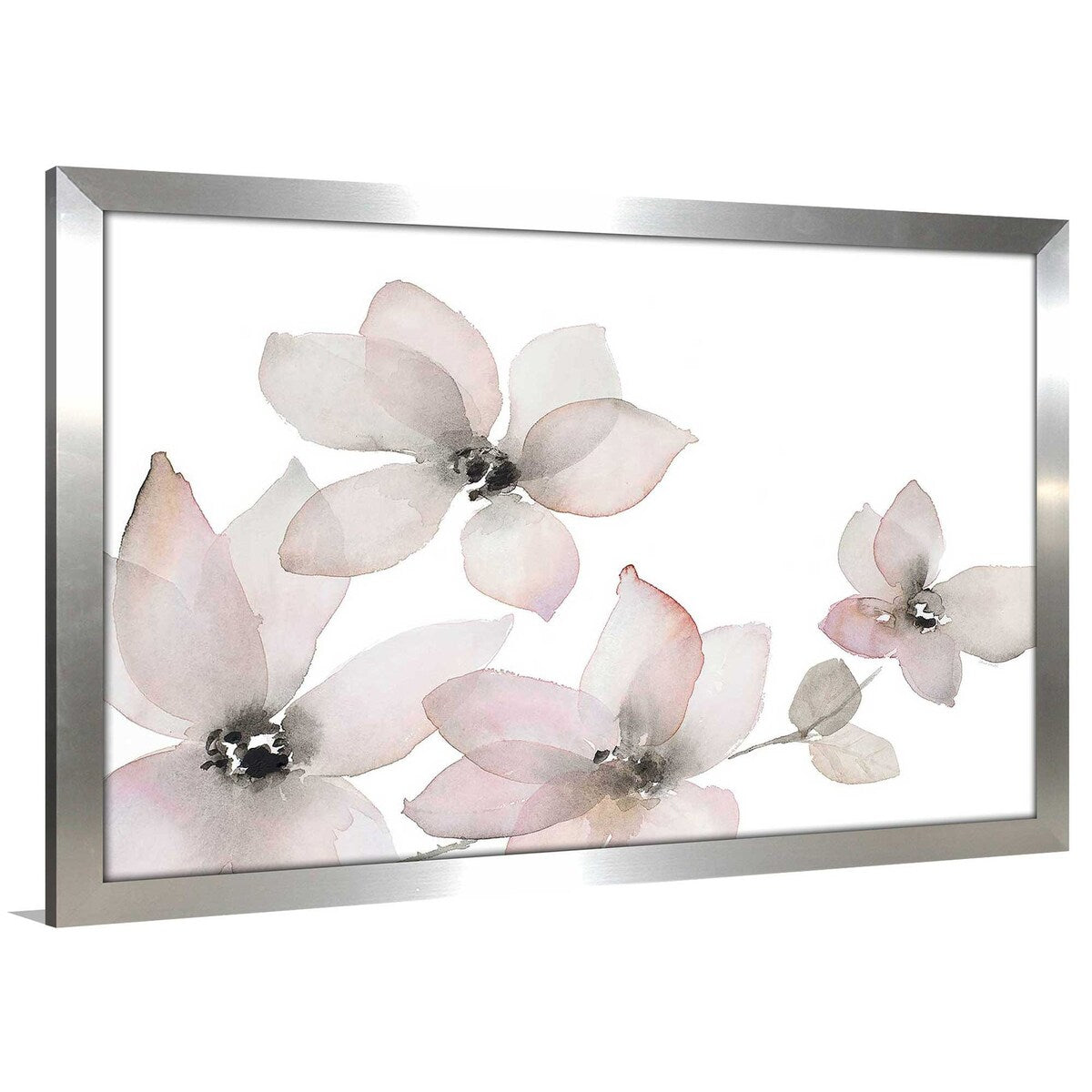 Blooming Whispers II Horizontal Acrylic Wall Art Print - Modern Home Decor for Living Room, Bedroom & Office