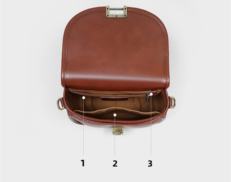 Elegant Flap Saddle Bag for Women - Stylish Crossbody Purse with Adjustable Strap | Perfect for Work, Travel & Everyday Use
