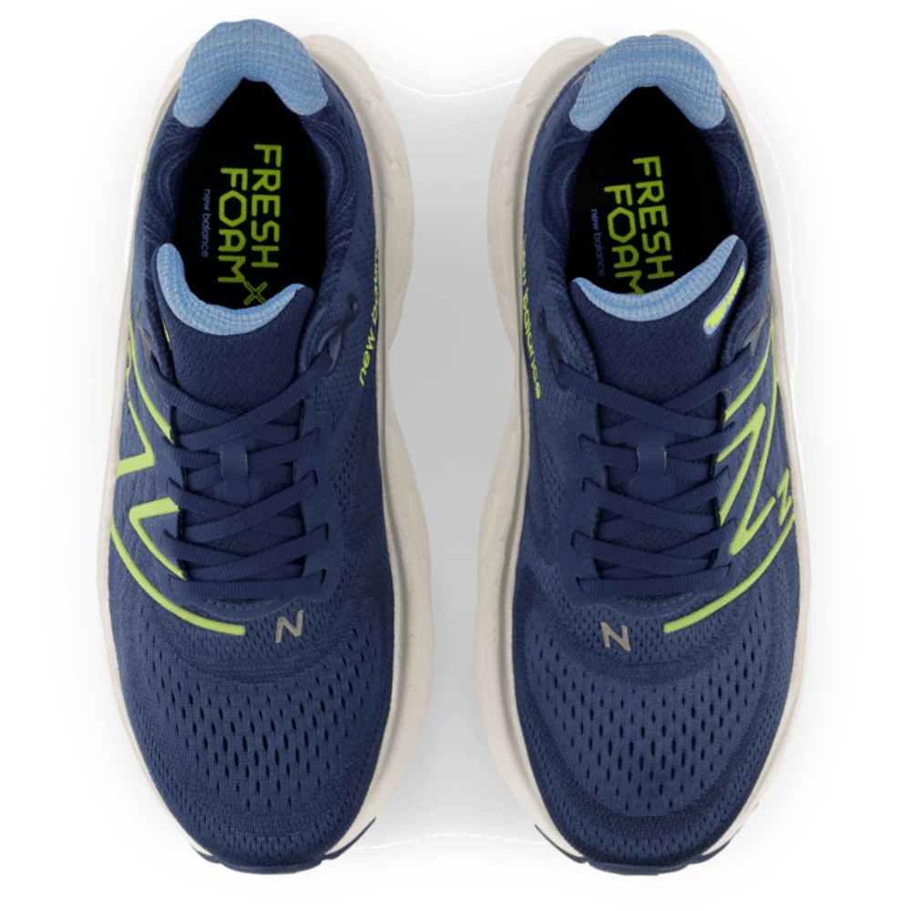 New Balance Men's Fresh Foam X More V4 Running Shoes - Lightweight Cushioned Sneakers for Jogging, Gym & Everyday Wear