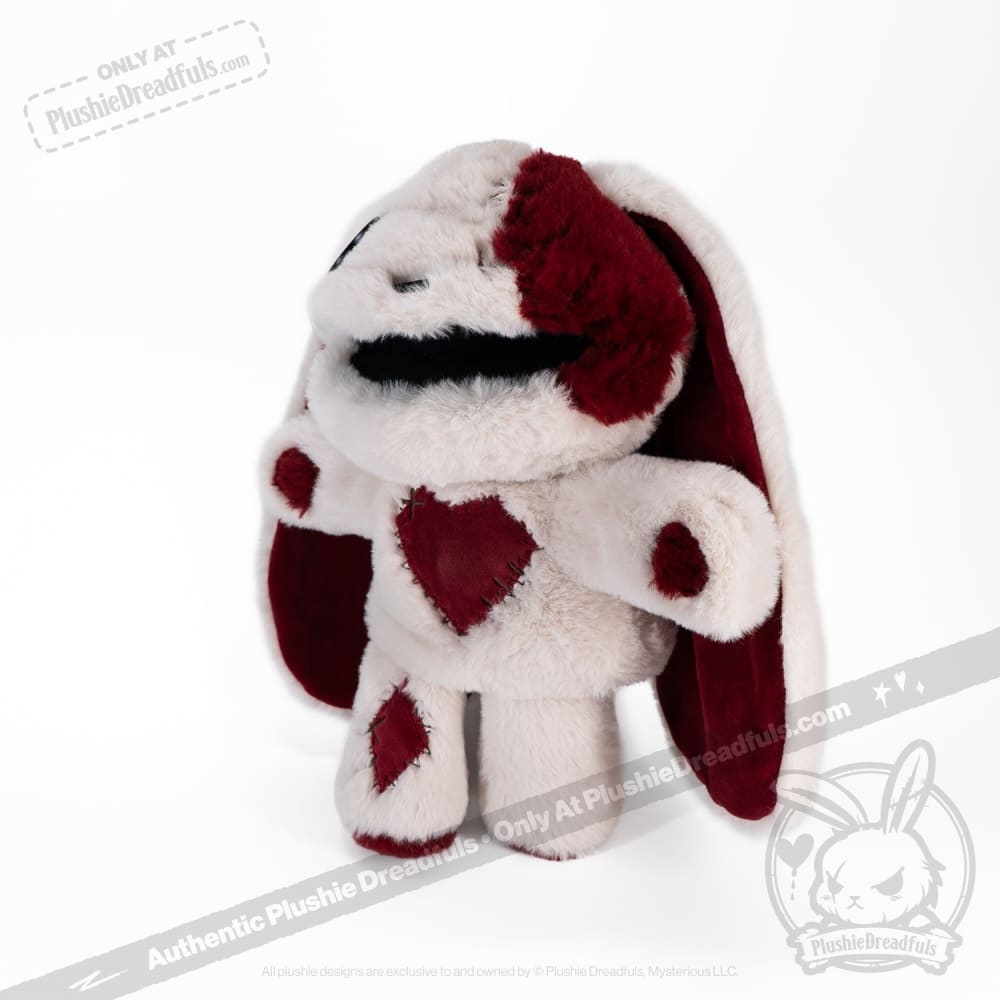 Plushie Dreadfuls Love Rabbit Plush Puppet - Soft Stuffed Animal Toy for Kids & Adults, Perfect for Cuddling, Gifts, and Home Decor