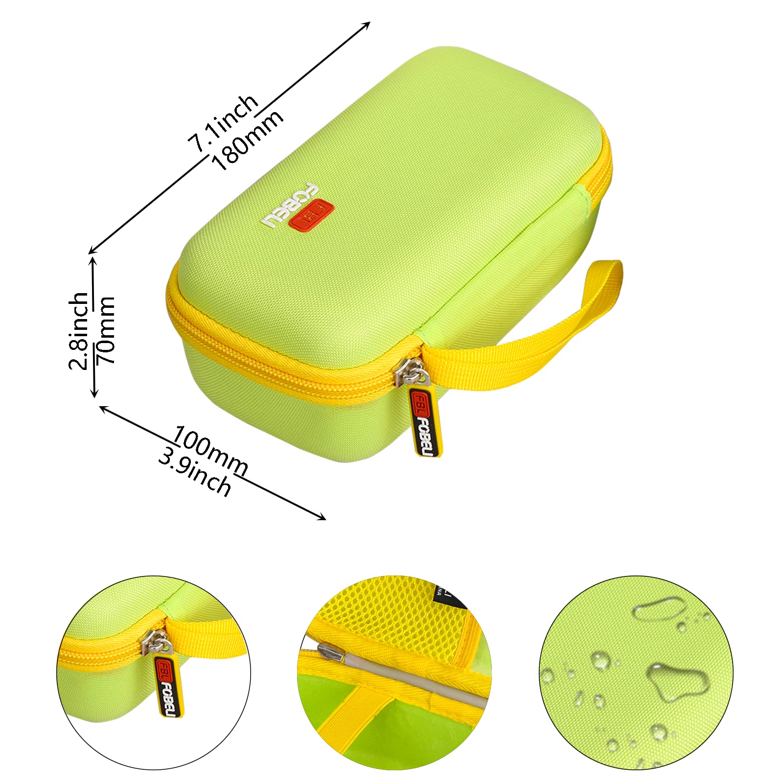 Hard EVA Carrying Case for Flipslide Game - Durable Handheld Game Storage for Travel & Play