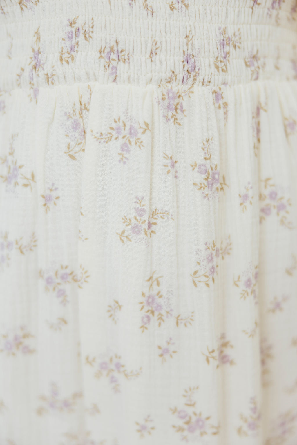 Livvy 100% Cotton Maxi Dress - Floral Print Lilac Summer Dress for Women | Beach, Vacation & Casual Wear