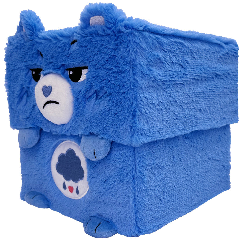 Care Bears Grumpy Bear Themed Storage Bin - 8-Inch Blue Plastic Organizer for Kids' Room, Toys & Nursery Decor | Perfect for Playroom, Bedroom & Closet Organization