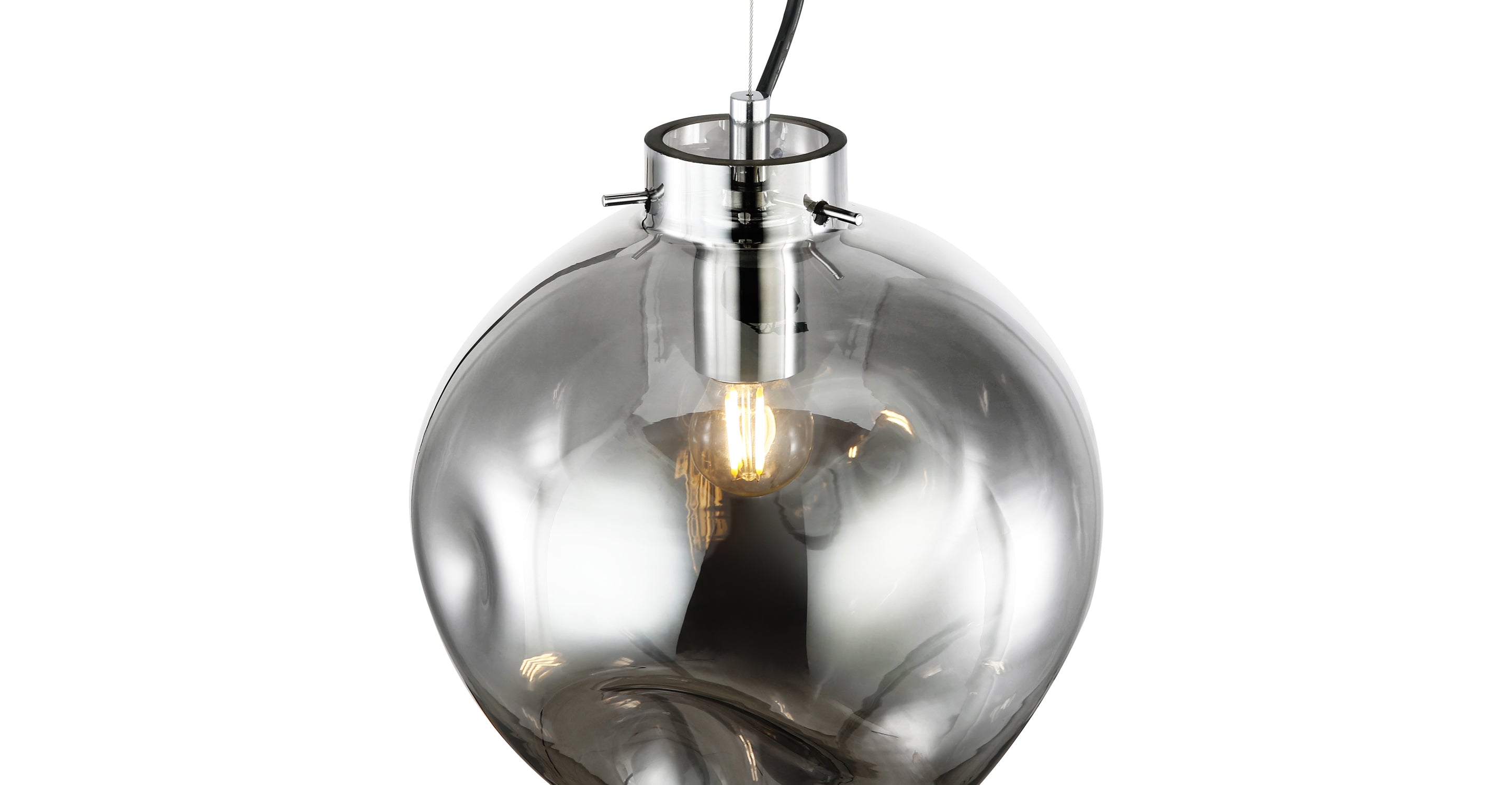 Modern Bette Pendant Light Fixture - Sleek Hanging Chandelier for Kitchen Island, Dining Room & Bedroom Lighting - Adjustable Height Contemporary Ceiling Lamp