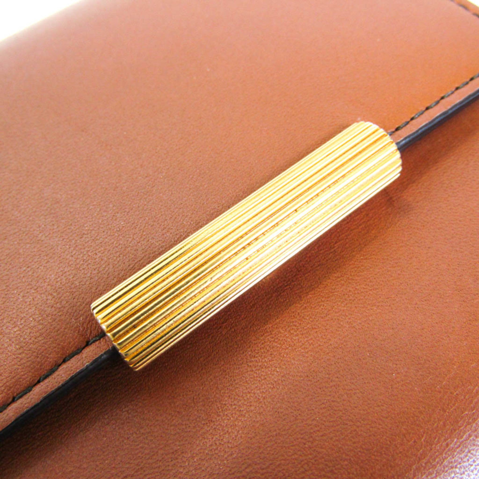 Genuine Brown Leather Tri-Fold Wallet for Men - RFID Blocking - Gift Box & Dust Bag Included - Perfect for Travel, Business & Everyday Use
