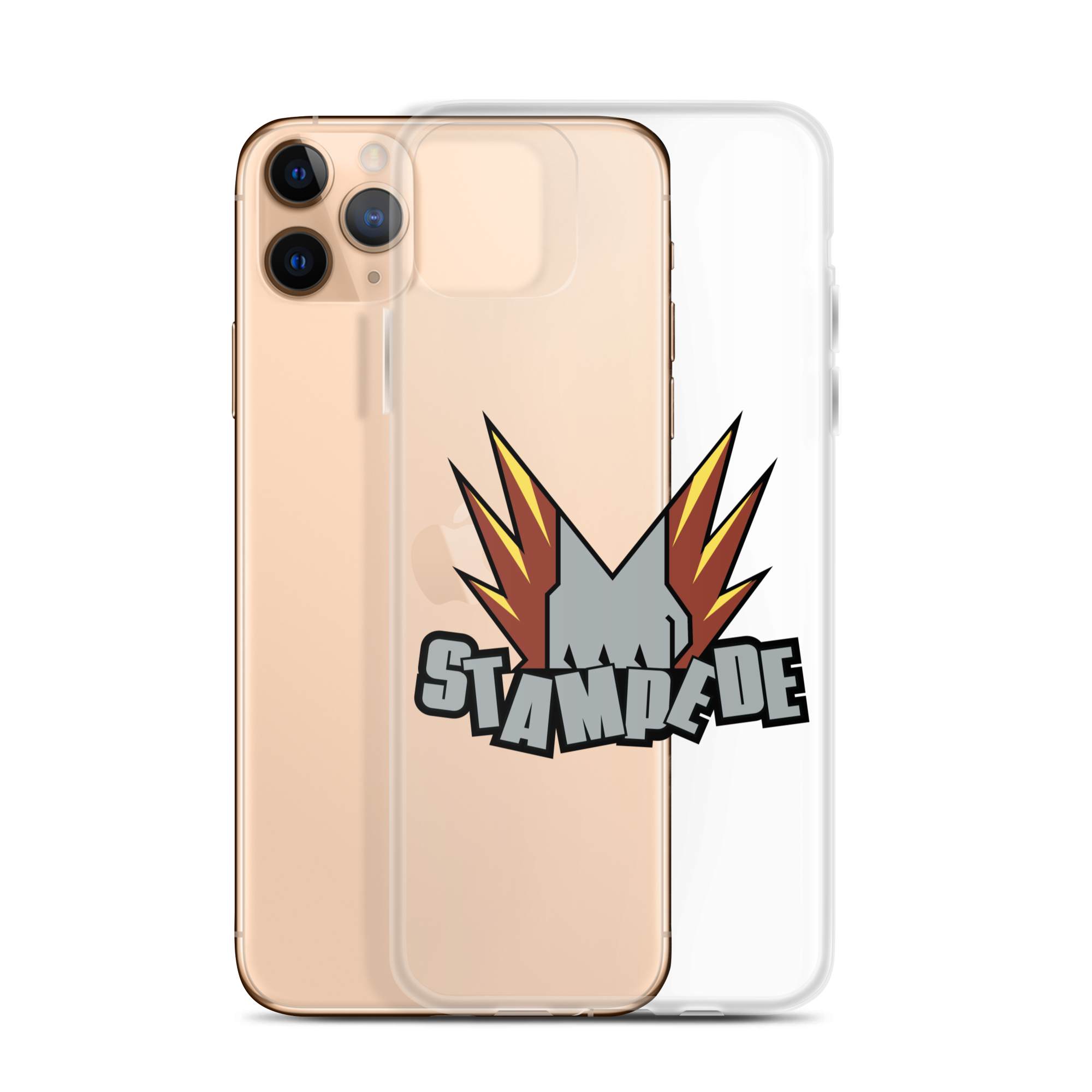 Zoo Jitsu Fighters Stampede iPhone Clear Case - Durable Protective Cover for iPhone 11/12/13/14/15 Pro Max - Slim Shockproof Phone Case for Everyday Use, Travel & Outdoor Activities