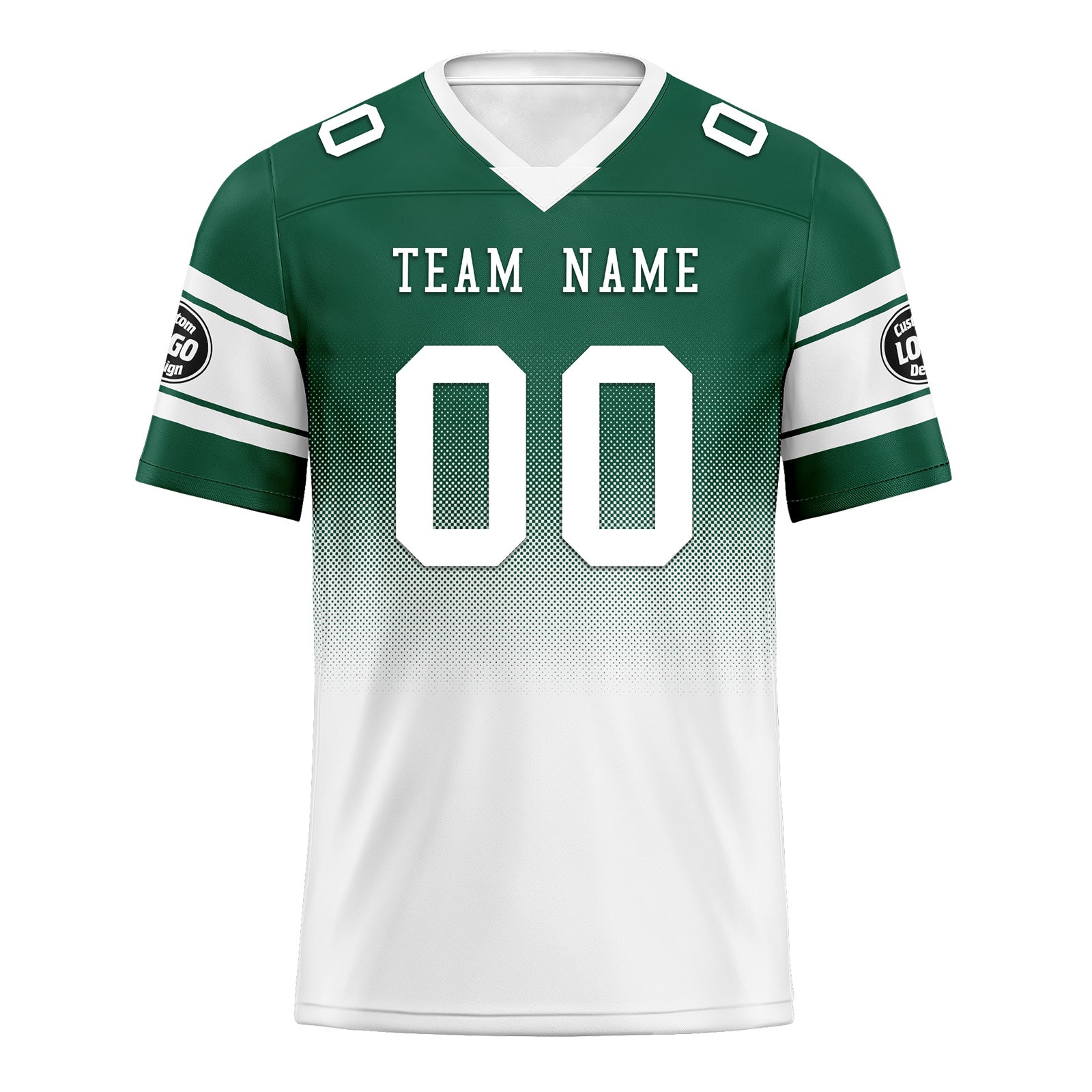 Custom Green & White New York Football Jersey and Hat Combo - Personalized NFL Fan Gear for Men & Women - Perfect for Game Day, Tailgating, and Sports Events