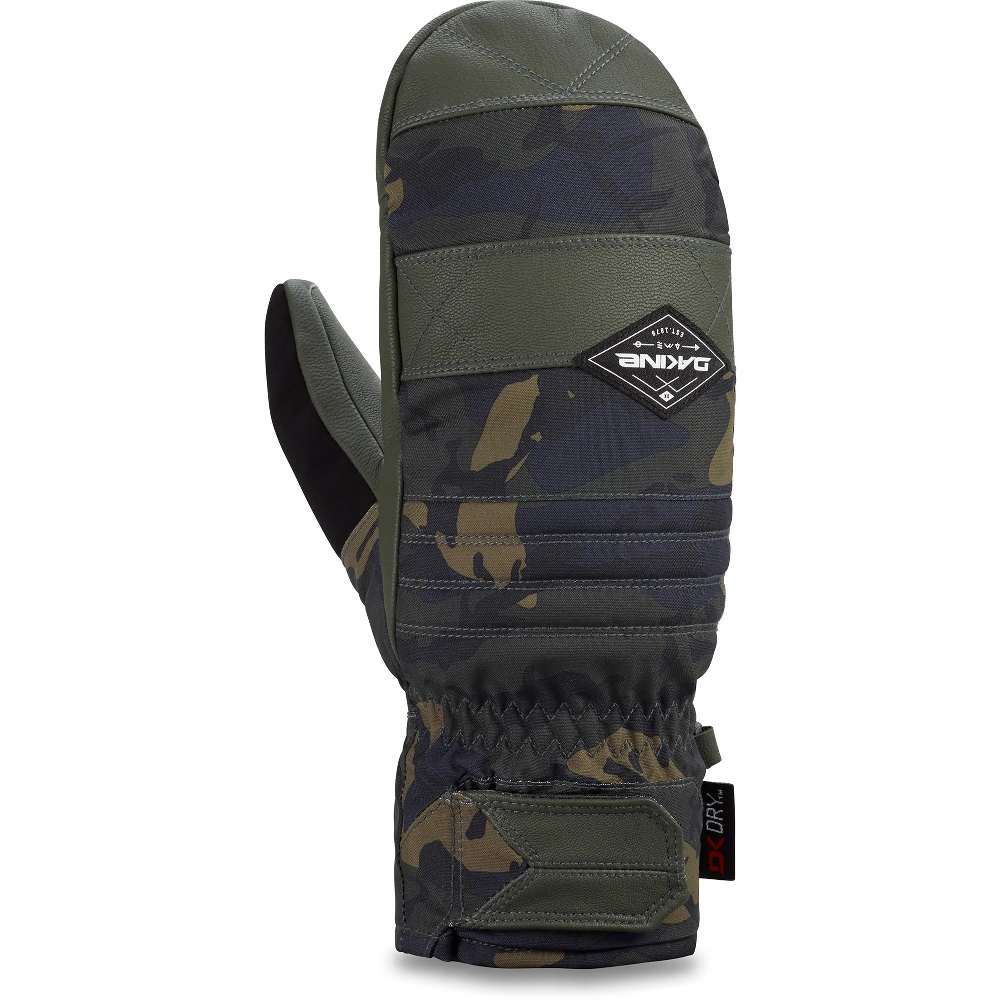 Dakine Fillmore Mitts - Waterproof Snow Gloves for Men & Women, Warm Insulated Ski Gloves, Cascade Camo Pattern - Perfect for Skiing, Snowboarding & Winter Outdoor Activities