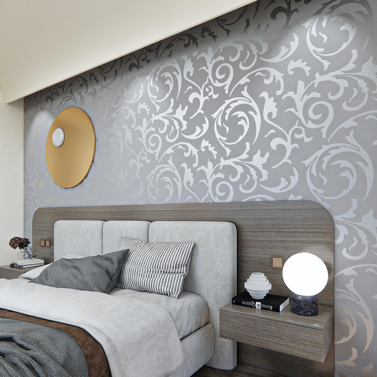 mamonhome 3D Modern Peel and Stick Wallpaper - 20.8