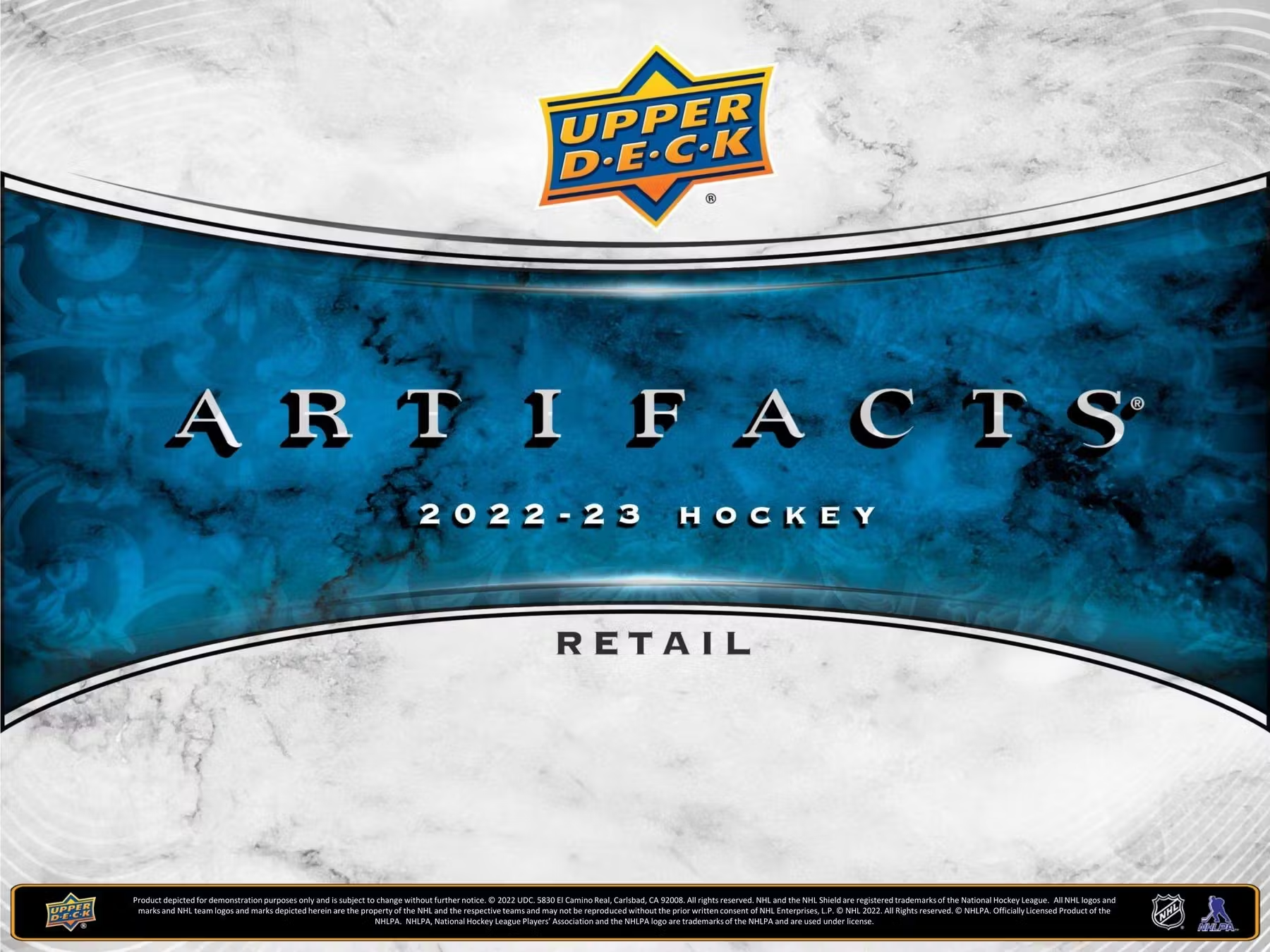 2022-23 Upper Deck Artifacts Hockey Retail Box - NHL Trading Cards Collection for Collectors & Fans - Perfect for Gifts, Investments & Game Day Excitement