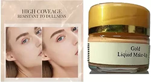Vitamin E Gold Liquid Makeup Cream Foundation - Hydrating & Glow Boosting - Perfect for Daily Wear & Special Occasions