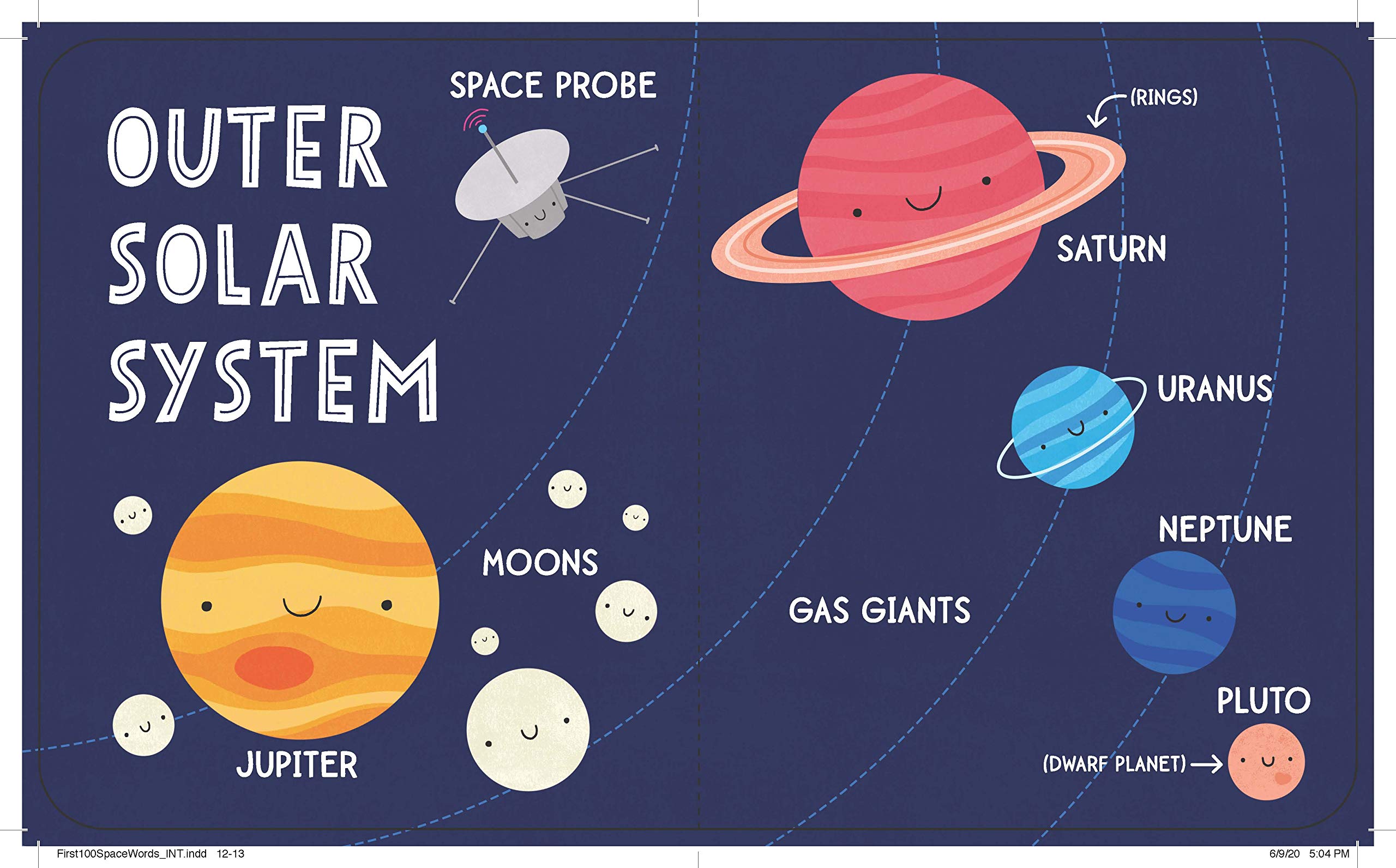 My First 100 Space Words Book for Babies & Toddlers - Planets, Stars, Solar System & Beyond | Early Learning STEAM Education by #1 Kids Science Author | Perfect for Bedtime Reading & Preschool Learning
