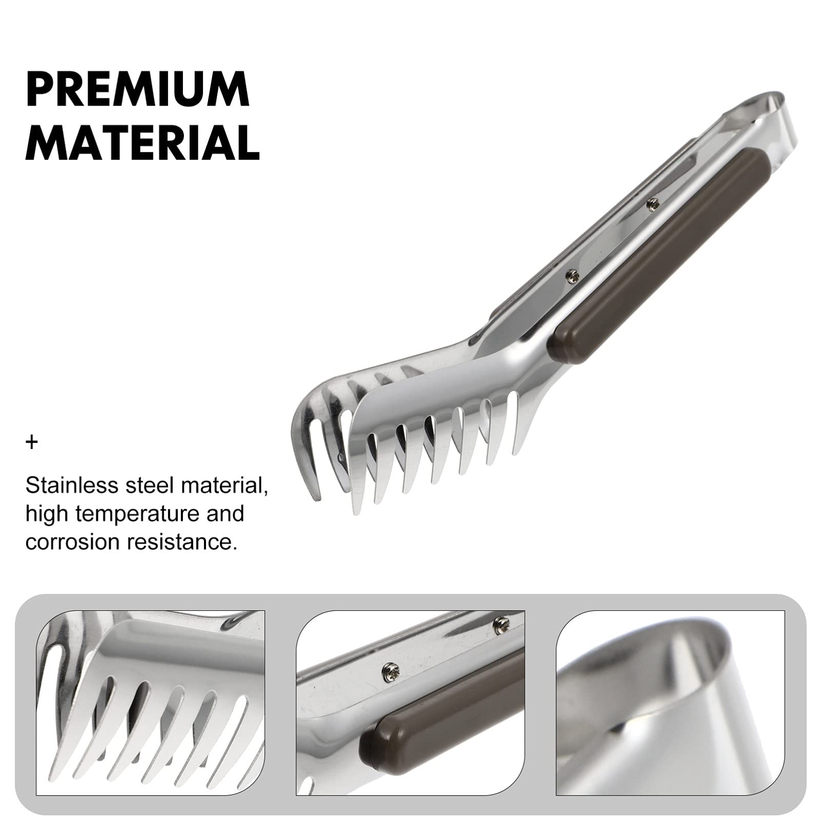 Heavy Duty Pasta Clips - Stainless Steel Fettuccine Noodle Holder for Cooking & Baking
