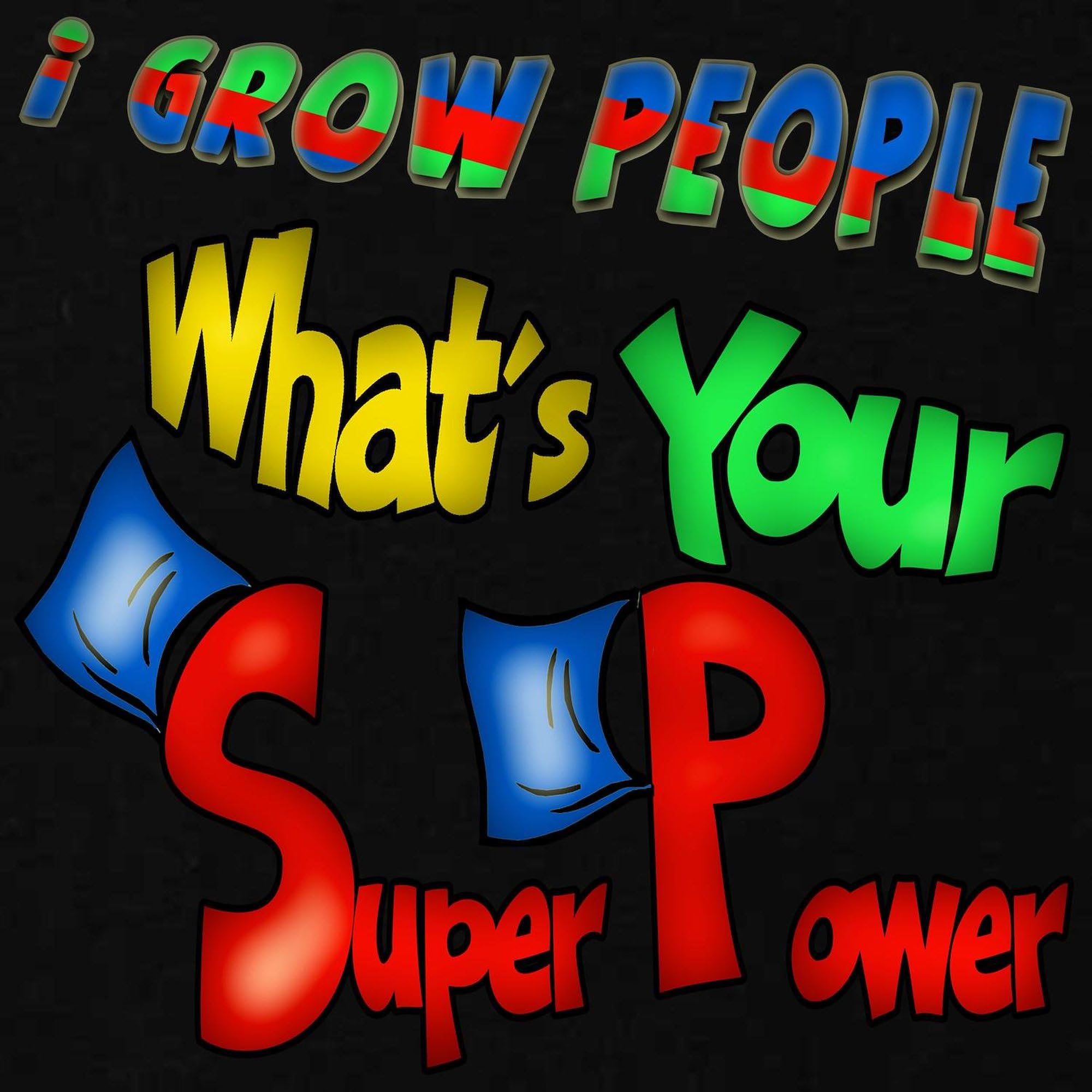 Grow People Super Power Maternity Dark T-Shirt - Women's Ruched Side Pregnancy Tee for Comfort & Style | Perfect for Maternity Photos, Baby Showers & Everyday Wear