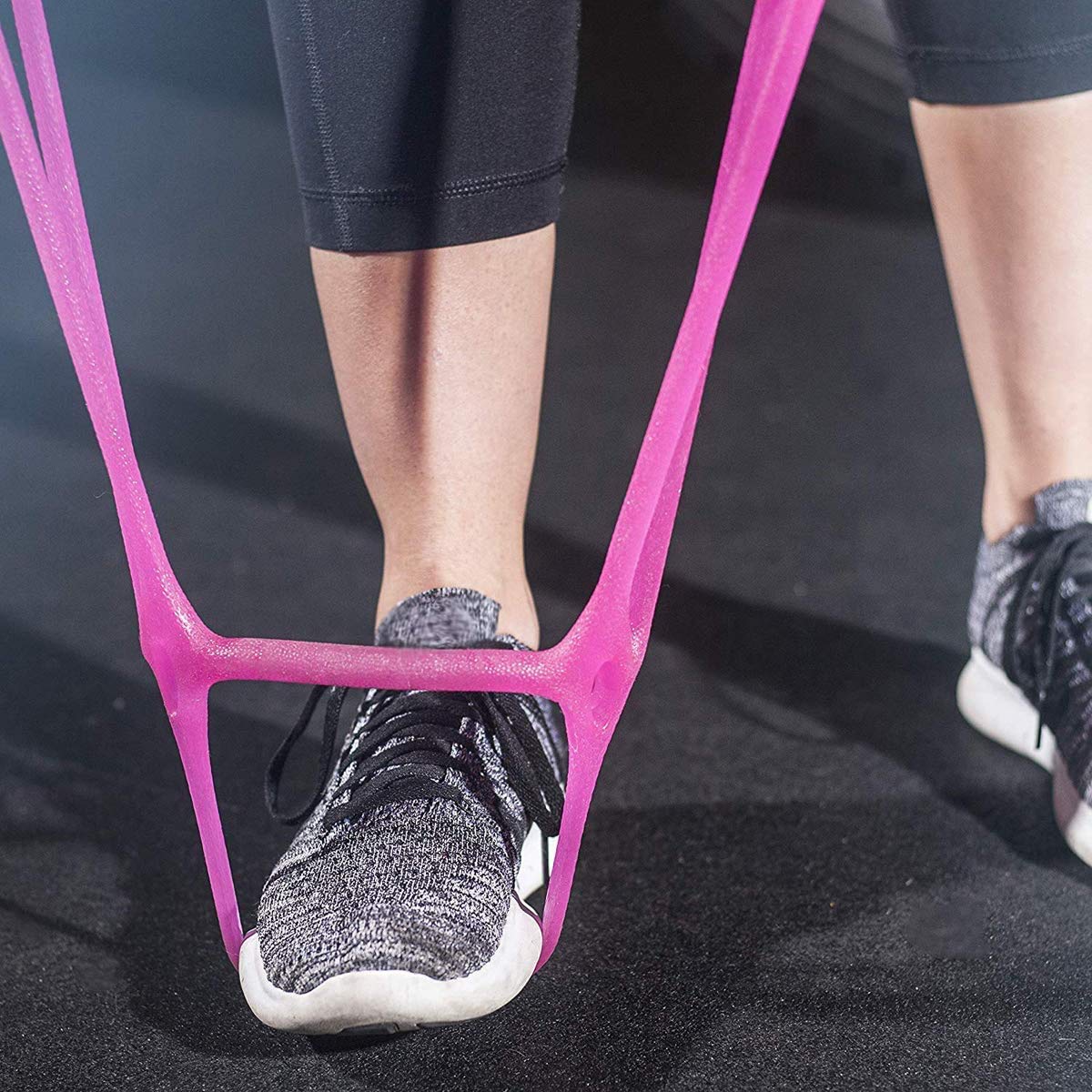 7 Rings Stretch Exercise Band - Portable Silicone Elastic Resistance Bands for Pilates, Yoga, Physical Therapy & Home Workouts - Full Body Training Equipment for Women & Men - Perfect for Gym, Travel & Rehabilitation