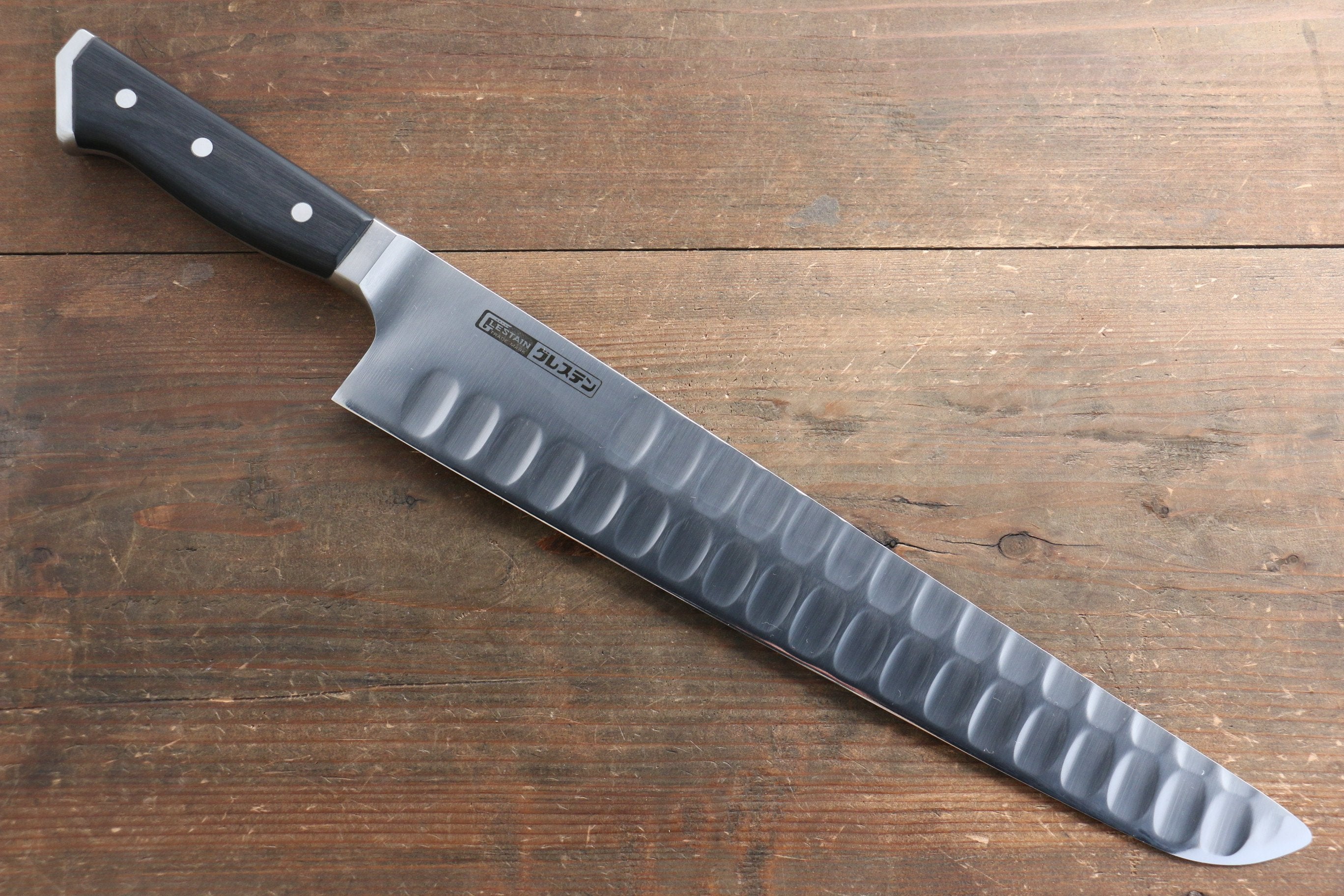 Premium Glestain 330mm Stainless Steel Carving Knife - Professional Chef's Knife for Slicing, Dicing & Meat Carving - Ideal for Home Kitchens & Culinary Schools