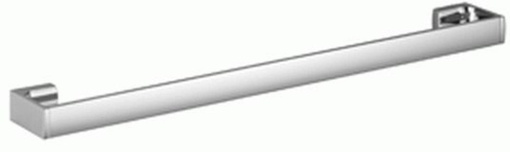 Polished Chrome Towel Bar - Durable Bathroom Towel Rack for Modern Homes, Spas & Hotels (24-Inch)