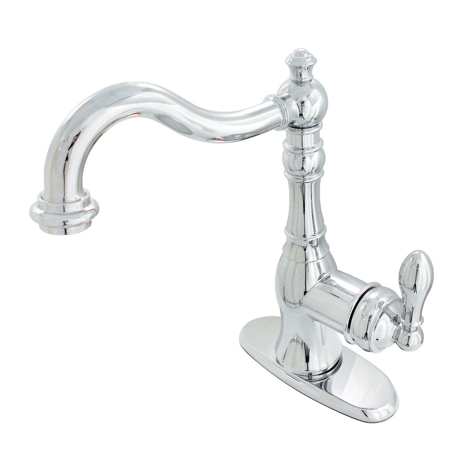 American Classic GSY7731ACL Single Handle 3-Hole Deck Mount Bar Faucet in Polished Chrome - Perfect for Kitchen Sinks, Wet Bars & Commercial Use