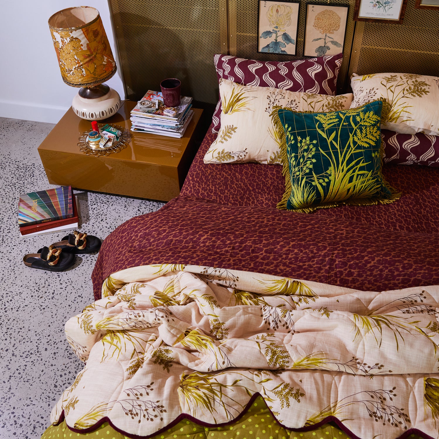 Odette 100% Organic Linen Bed Sheets - Queen Size, Breathable & Soft for All Seasons - Perfect for Luxury Bedding & Cozy Home Decor
