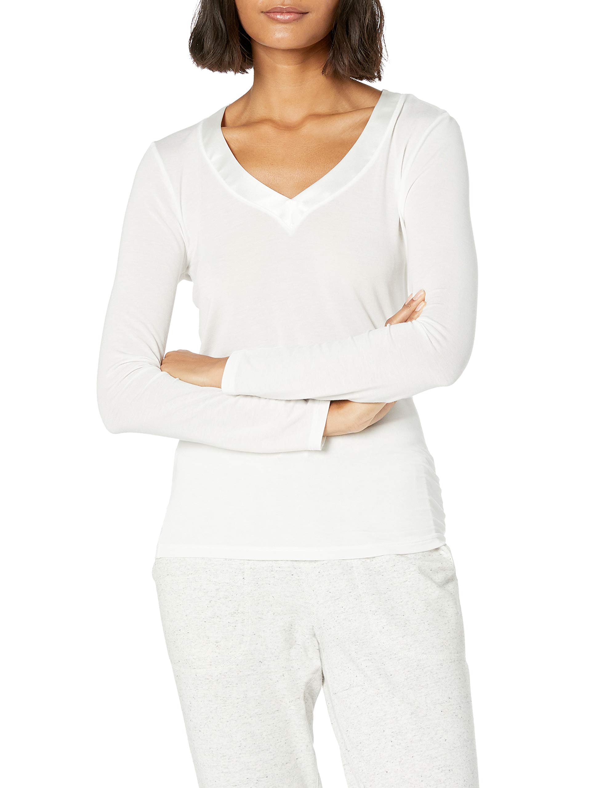 HANRO Women's Annik Long Sleeve Shirt - Soft Cotton Blouse for Work & Casual Wear | Office, Travel & Everyday Outfits