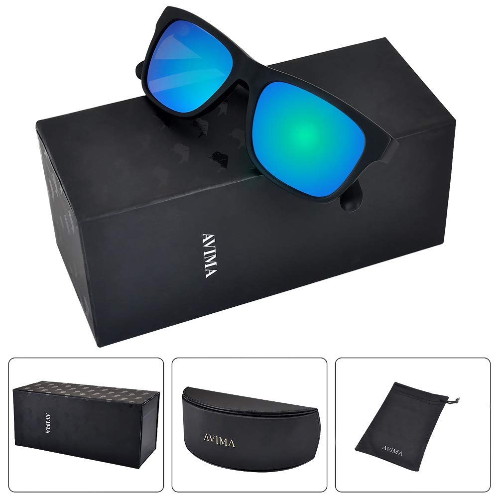 AVIMA King Polarized Sunglasses for Men - UV Protection, Classic Trendy & Stylish Luxury Shades - Perfect for Driving, Fishing, and Outdoor Activities