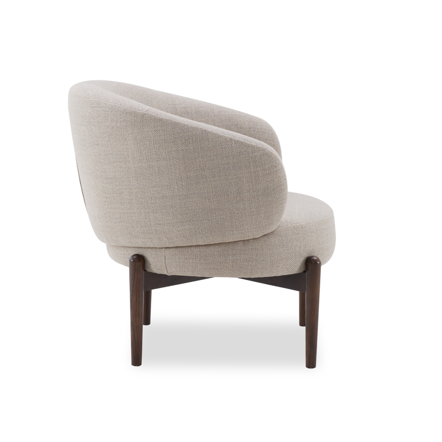 Bloor Accent Chair in Link Ecru - Modern Upholstered Lounge Chair for Living Room, Bedroom, or Office - Perfect for Reading, Relaxing, and Home Decor