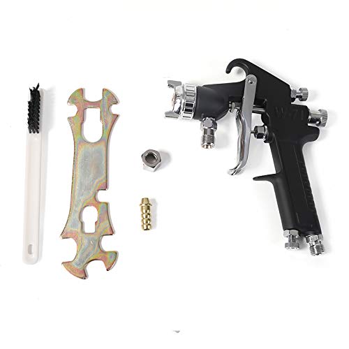 Heavy Duty Pressure Feed Industrial Spray Gun with 1.3mm Fluid Tip - Professional Paint Sprayer for Automotive, Woodworking & Metal Coating