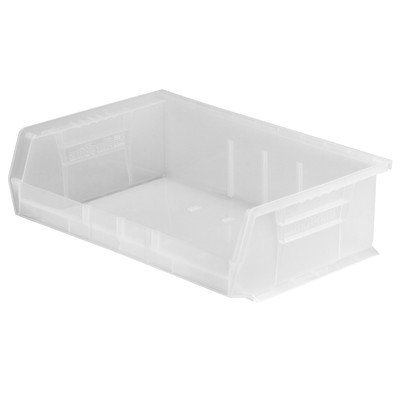 12-Pack Clear Plastic Storage Bins - 5