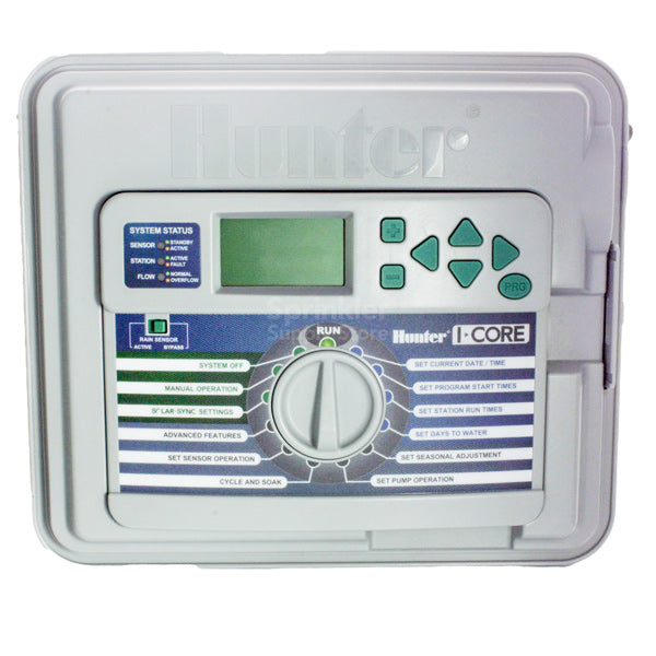Hunter IC600PL 6-Station Irrigation Controller with Plastic Cabinet - Perfect for Lawn, Garden & Landscape Watering Systems