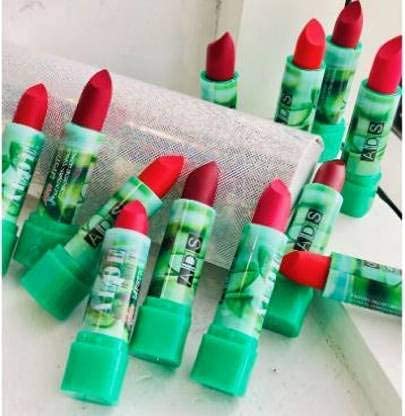 ADS Green Tea Matte Lipstick Set of 12 - Long Lasting, Non-Smudging, Organic Lip Color for Women & Girls | Multicolor Shades | Perfect for Daily Wear, Parties & Special Occasions