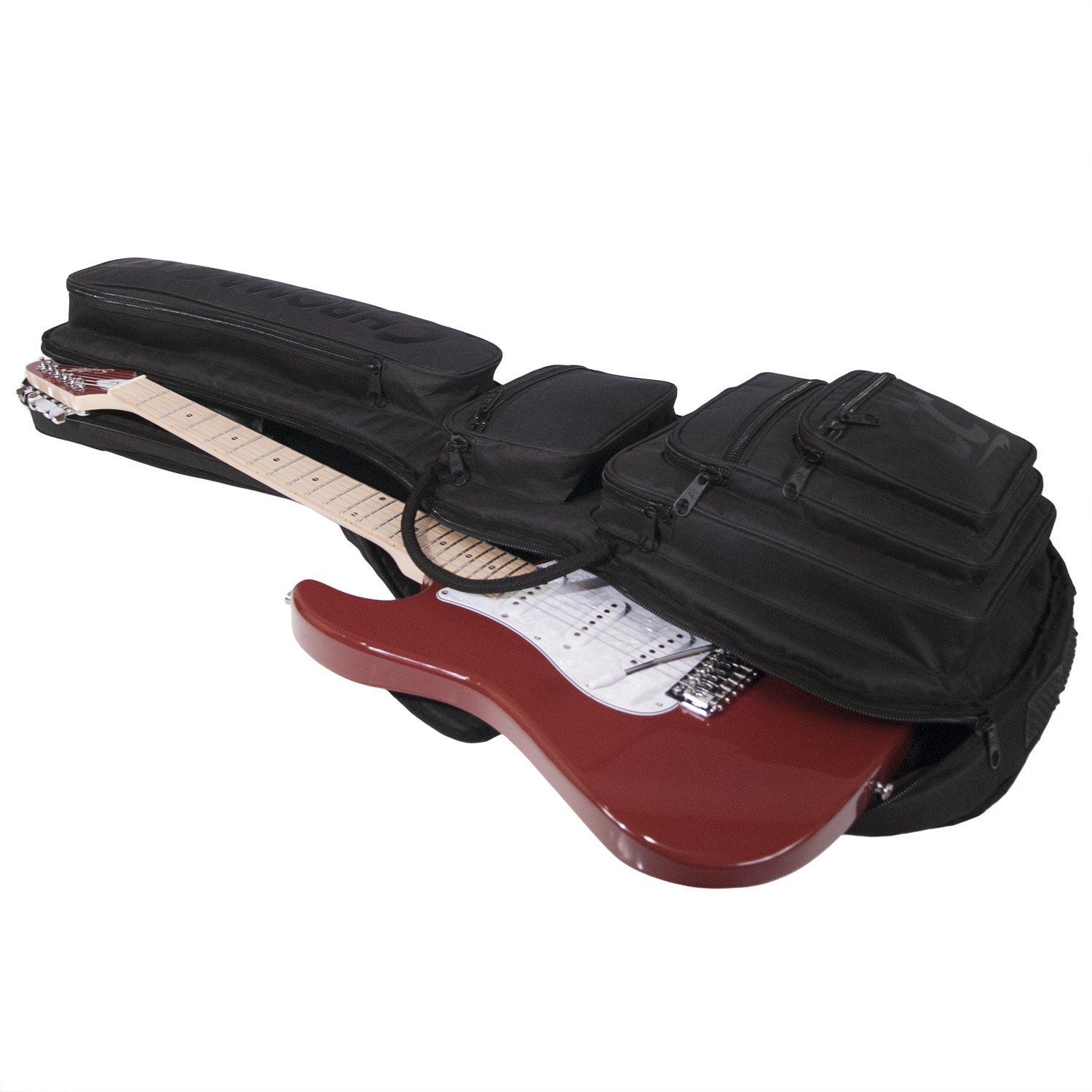 ChromaCast Pro Series Electric Guitar Padded Gig Bag - Protective Carrying Case for Travel & Storage | Durable Padded Cover for Electric Guitars, Ideal for Musicians, Gigs & Practice Sessions