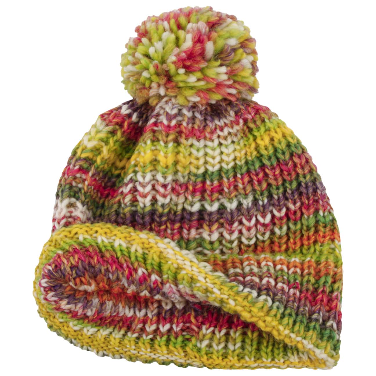 Lierys Finja Bobble Hat - Warm Winter Knit Beanie for Women & Men - Cozy Cable Knit Pom Pom Hat for Cold Weather - Perfect for Skiing, Snowboarding & Outdoor Activities