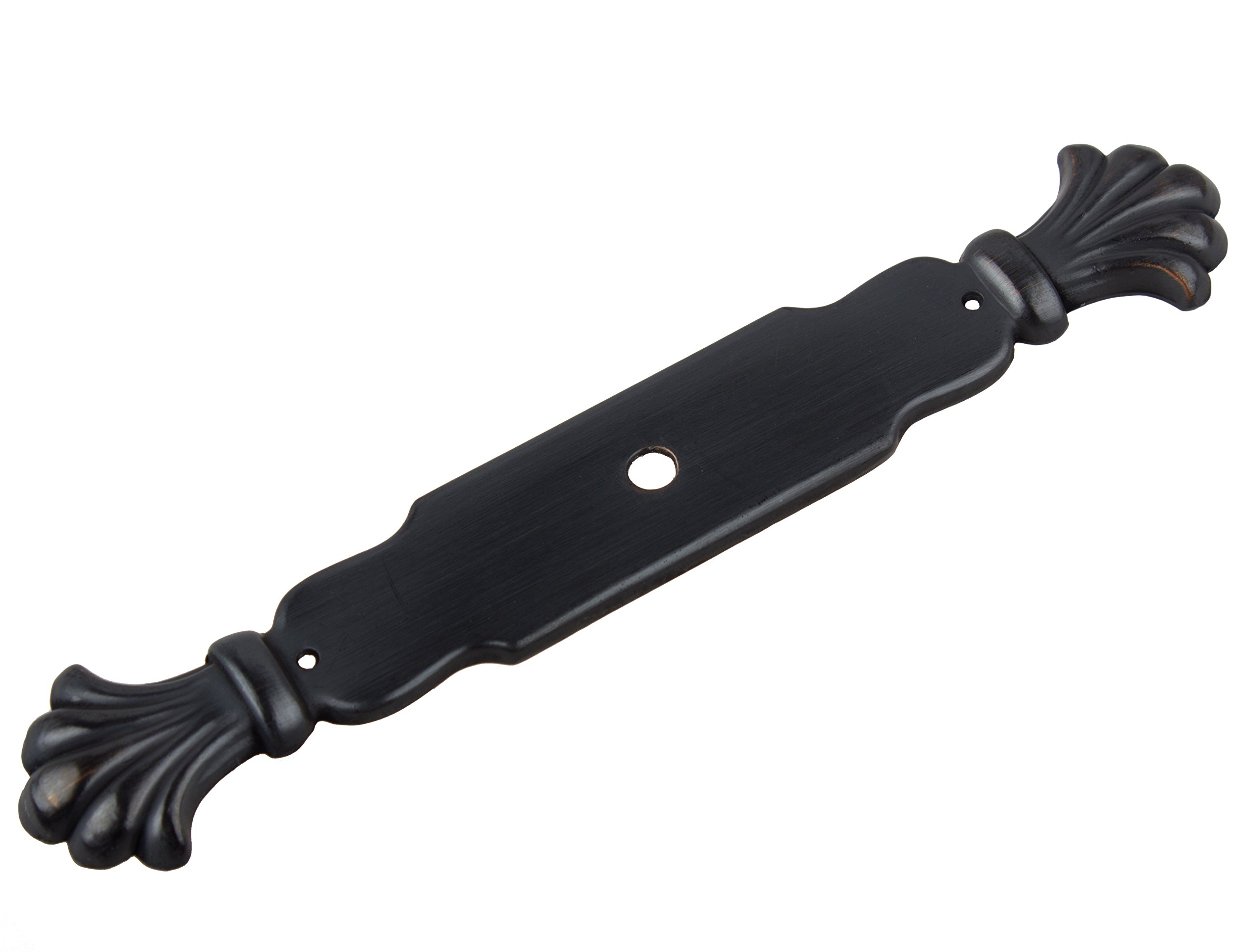 GlideRite 1027-ORB-10 6.5 Inch Modern Cabinet Back Plate 10 Pack - Oil Rubbed Bronze Finish - Heavy Duty Drawer Slides for Kitchen Cabinets, Bathroom Vanities & Furniture Hardware