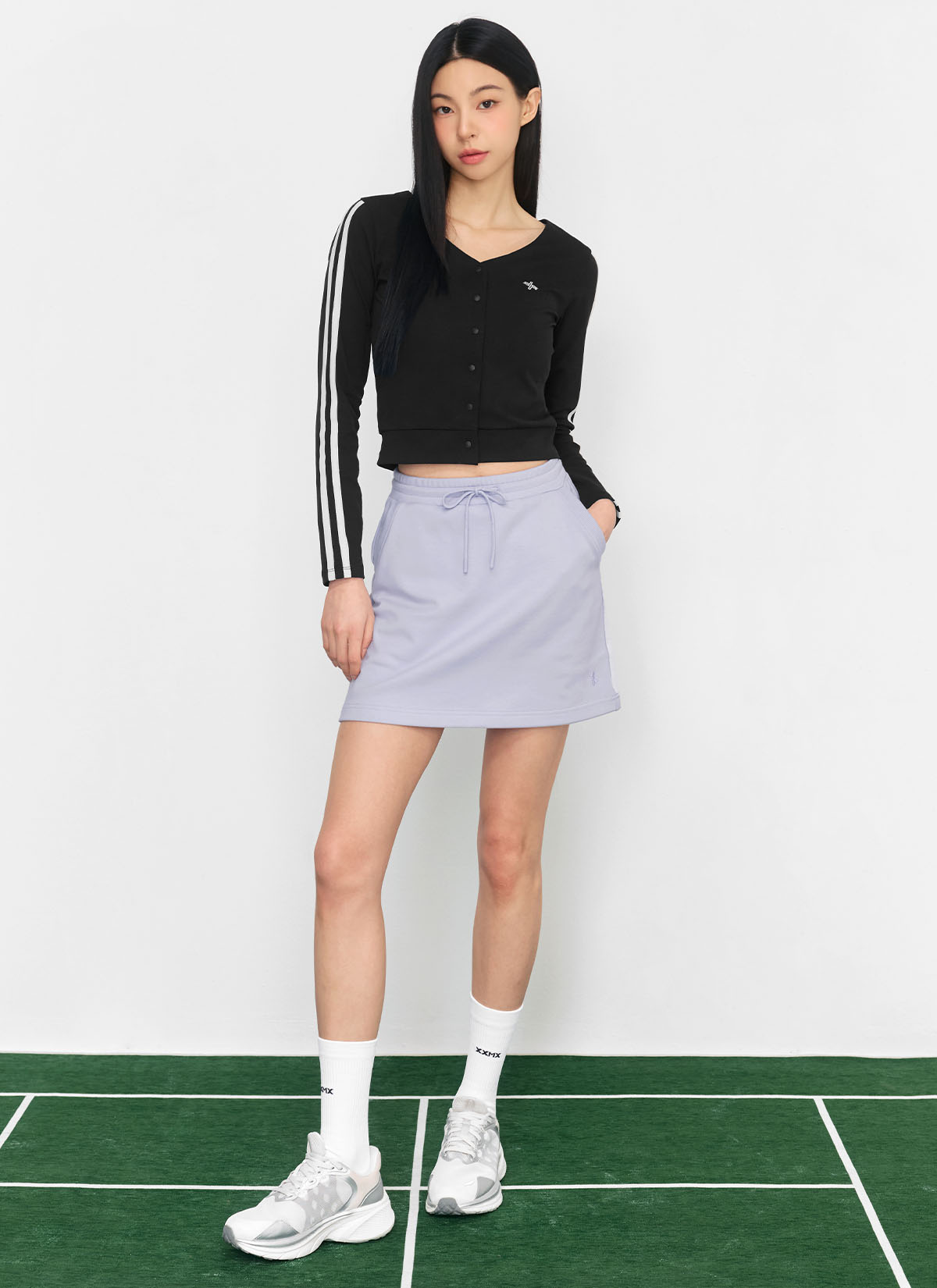Eco Dex Color Block Crop Cardigan - Stylish Women's Knit Sweater for Casual Outfits & Layering | Perfect for Fall, Winter & Spring Fashion