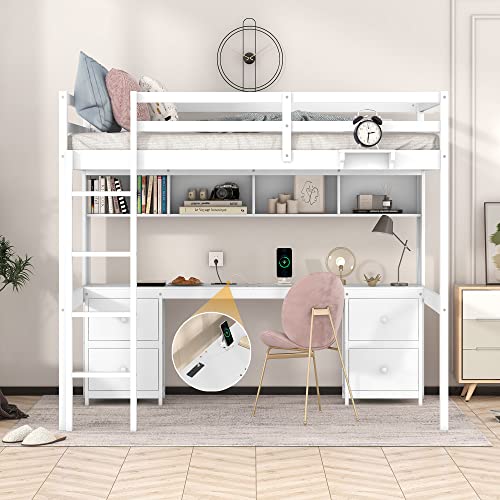 White & Desk