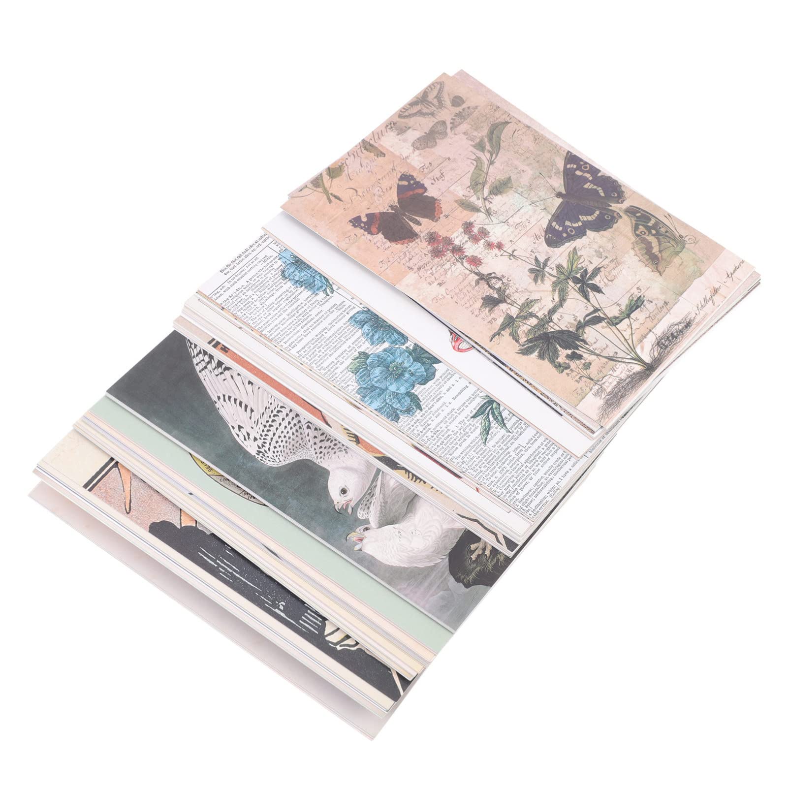 Vintage Scrapbooking Paper Set - 70 Sheets Retro Aesthetic Background Paper for DIY Journal, Album, Card Making - Perfect for Scrapbooks, Bullet Journals, Greeting Cards & Home Decor