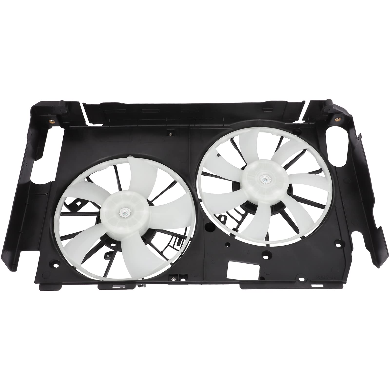 AINTIER 620-512 621320 Dual Radiator Condenser Fan Compatible with 2006-2008 Toyota RAV4 2.4L & 2009-2012 Toyota RAV4 2.5L - Perfect for Engine Cooling and AC System Performance