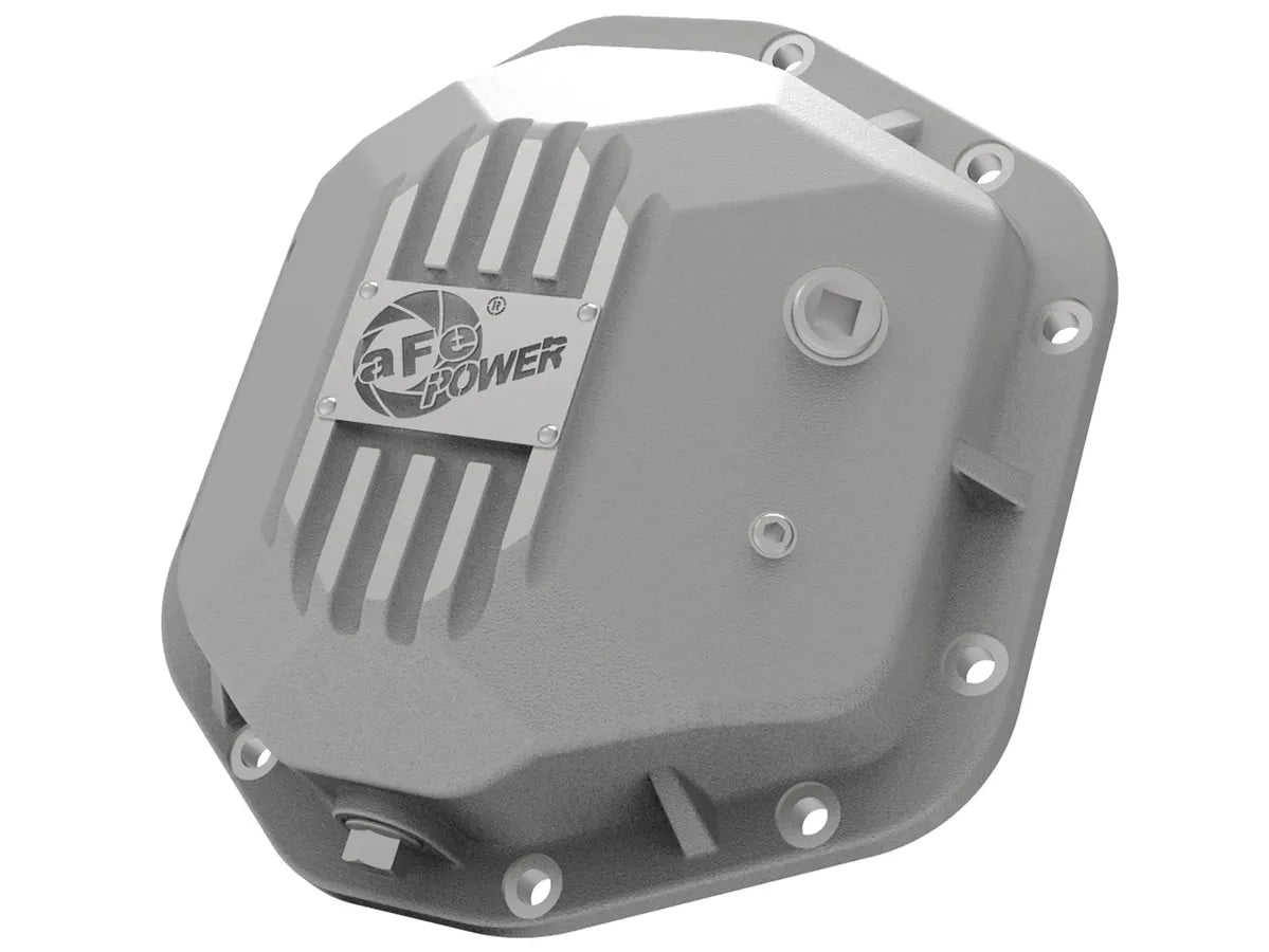 AFE Street Series Differential Cover (Raw w/Machined Fins) for Jeep Wrangler TJ & JK 1997-2018 with Dana 44 Axle - Heavy Duty Off-Road Protection for Rock Crawling & Trail Riding